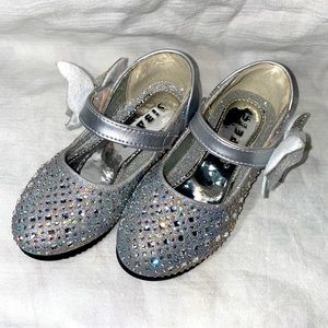 Girls sparkly shoes